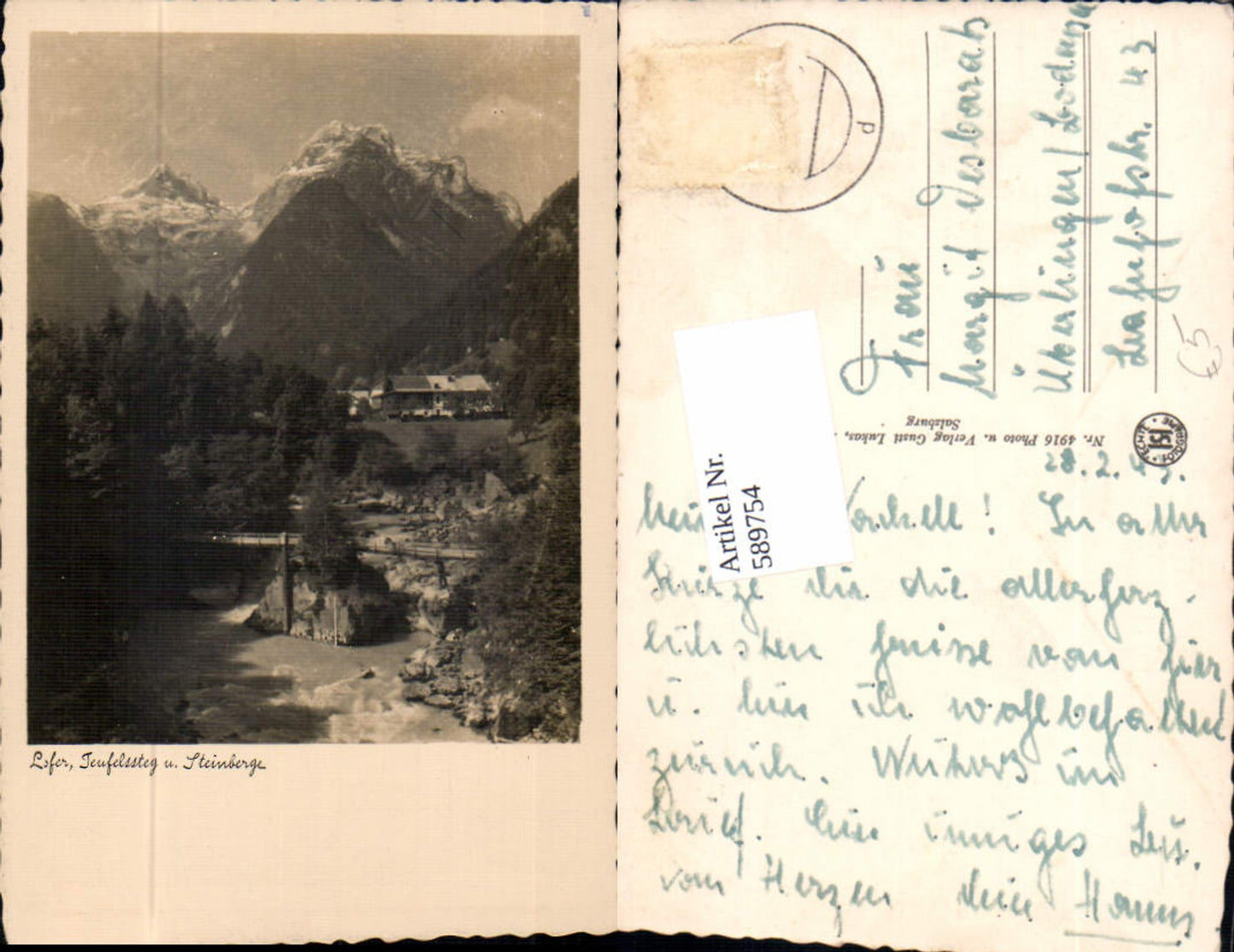 589754,Lofer Teufelssteg Steinberge pub Lukas