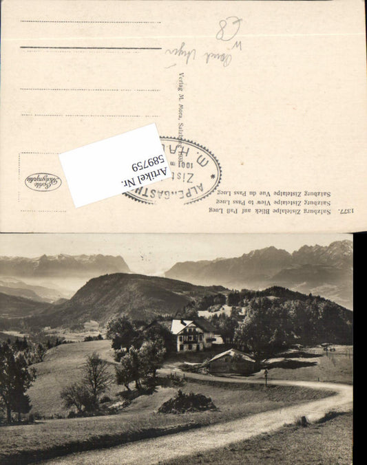 589759,Lofer Pass Lueg Zistelalpe pub Mora M. 1377