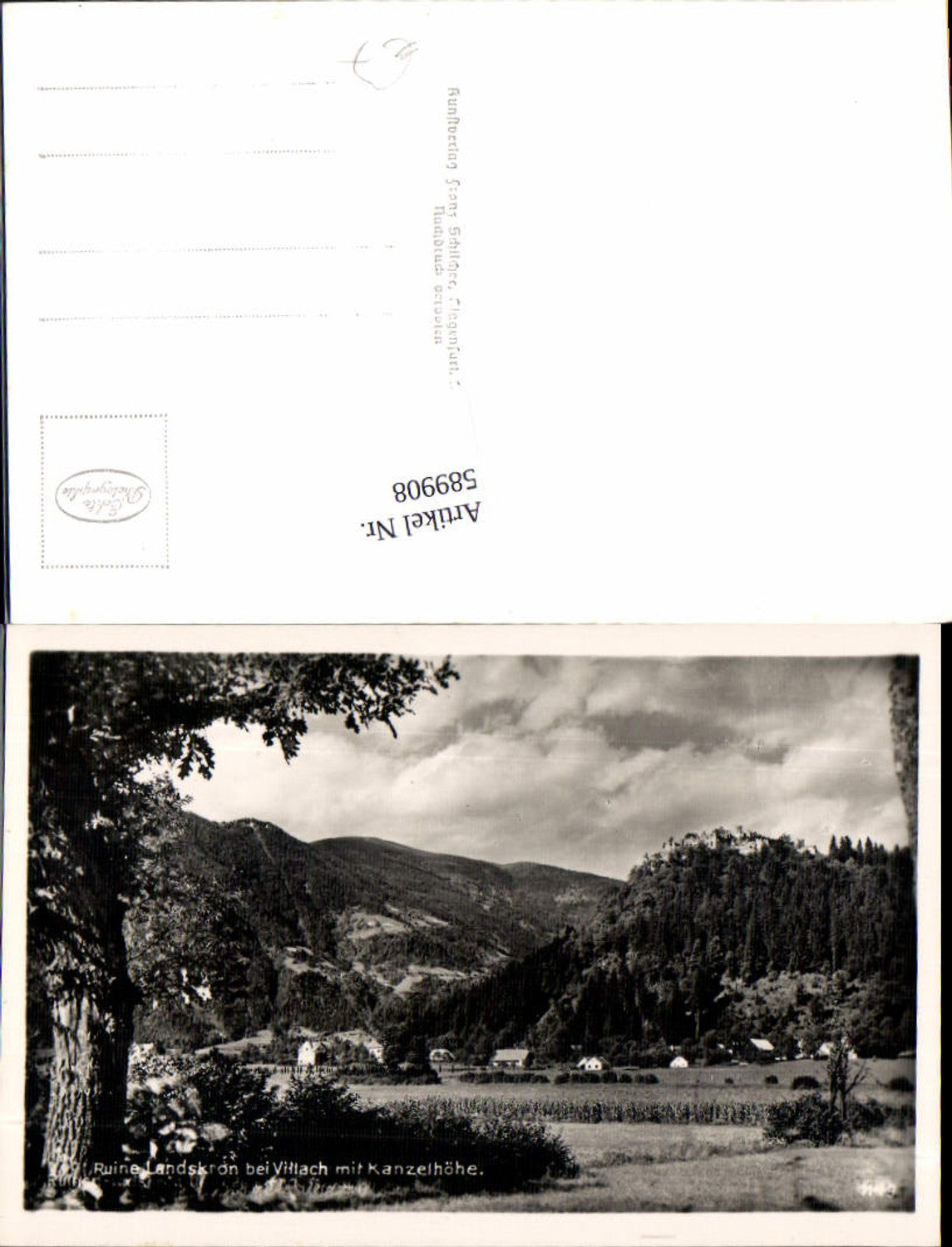 589908,Villach Ruine Landskron Kanzelhöhe