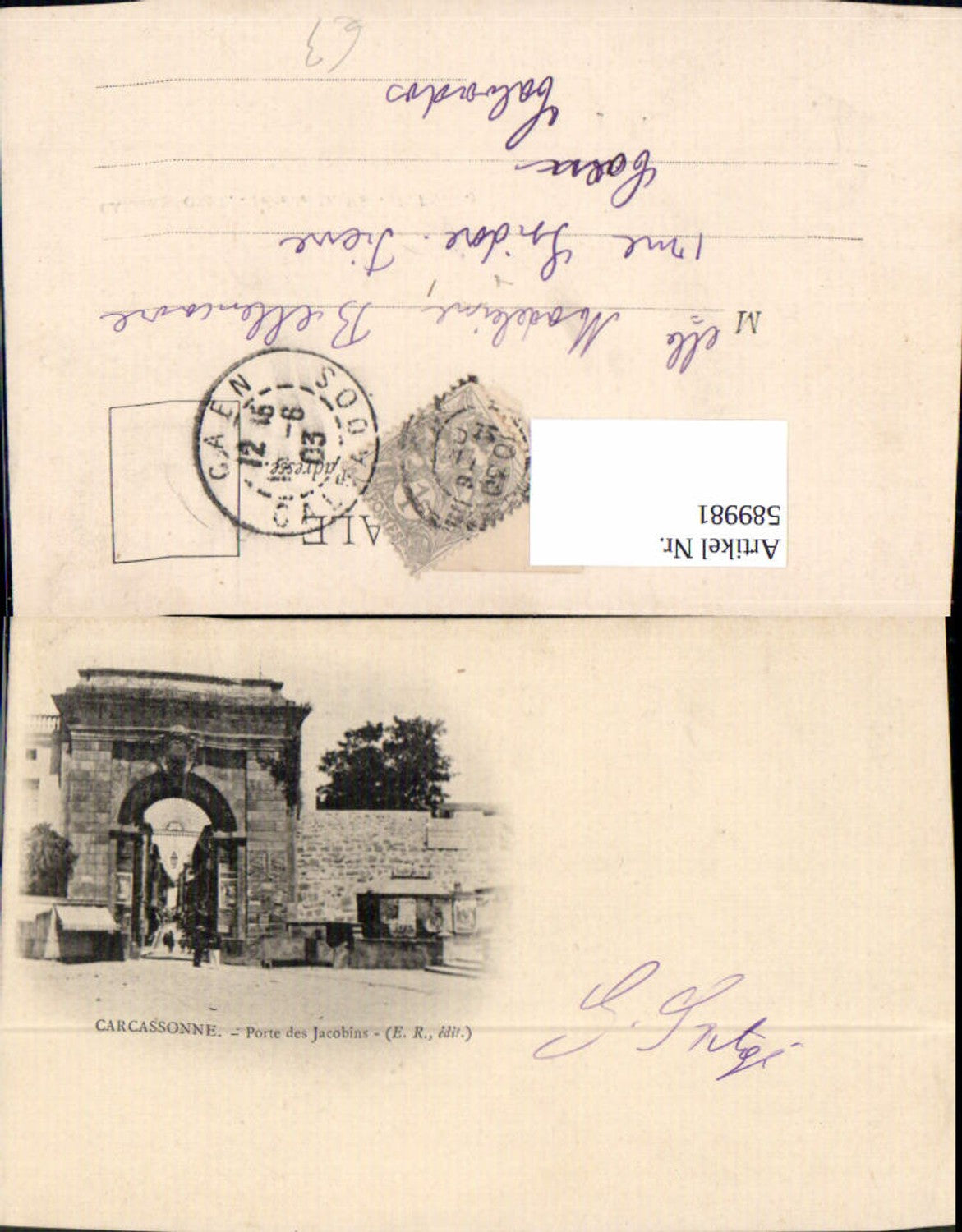 Alte Ansichtskarte – Old Postcard