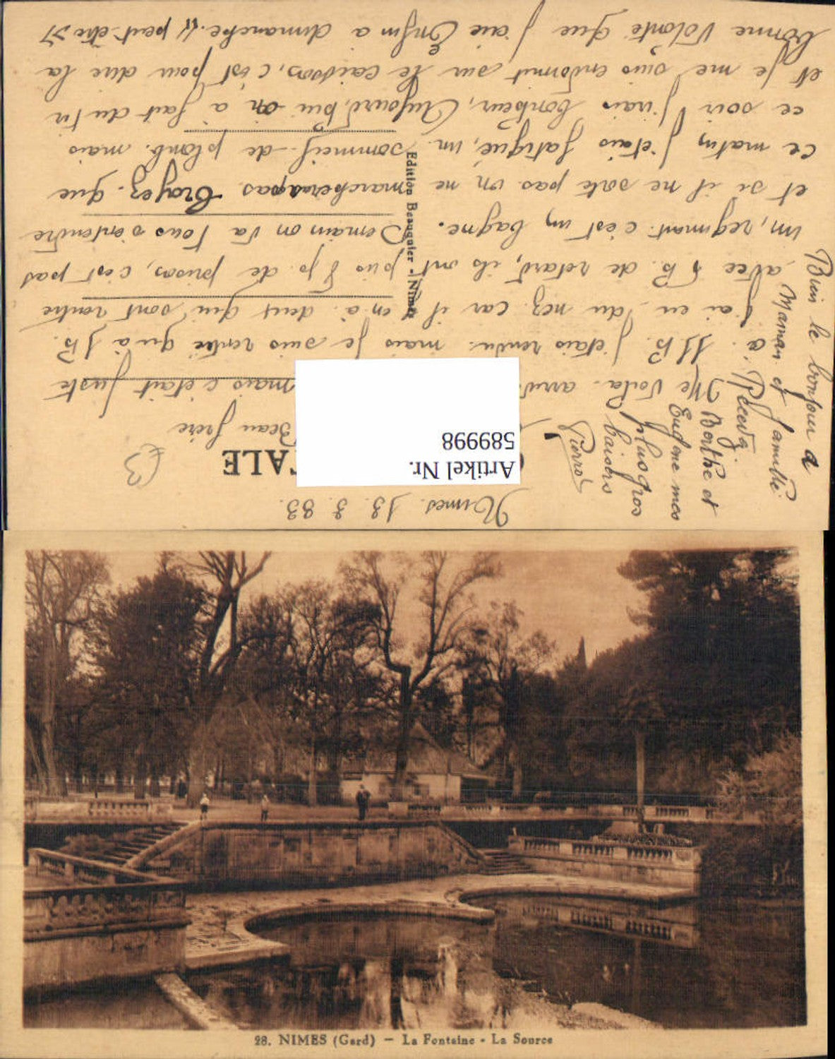 Alte Ansichtskarte – Old Postcard