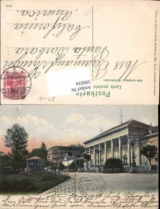 590034, Baden-Baden Conversation House 1905