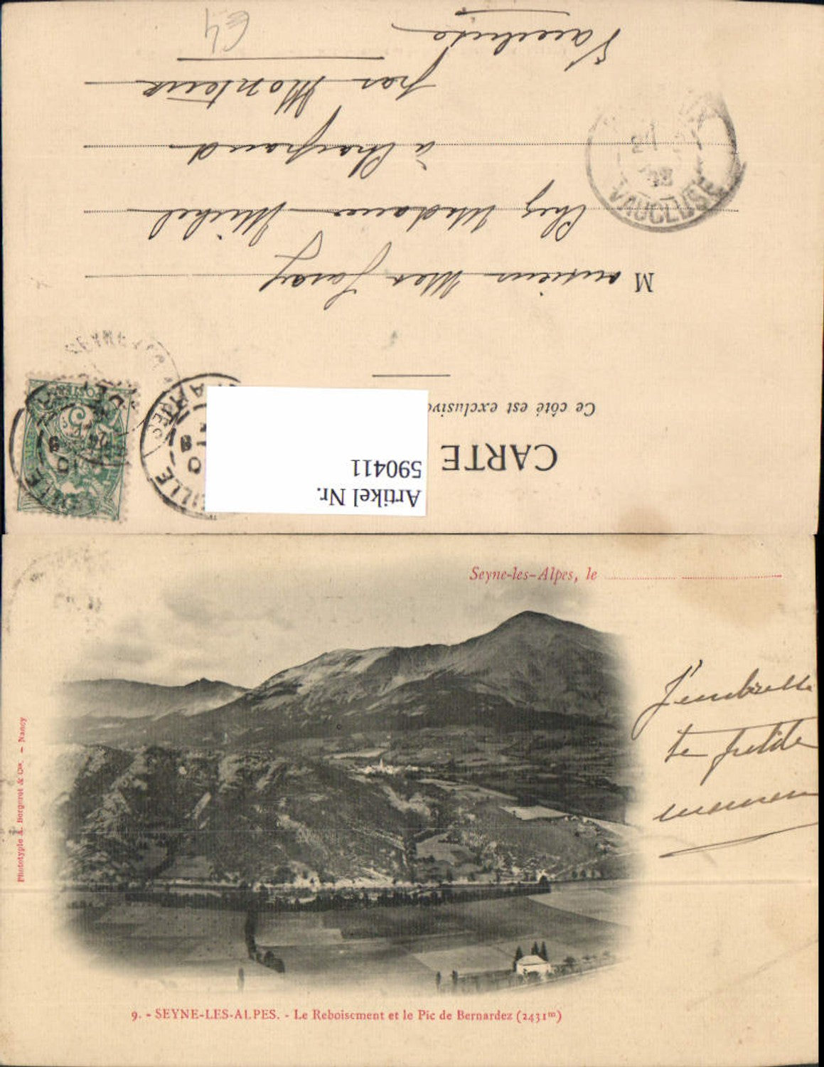 Alte Ansichtskarte – Old Postcard