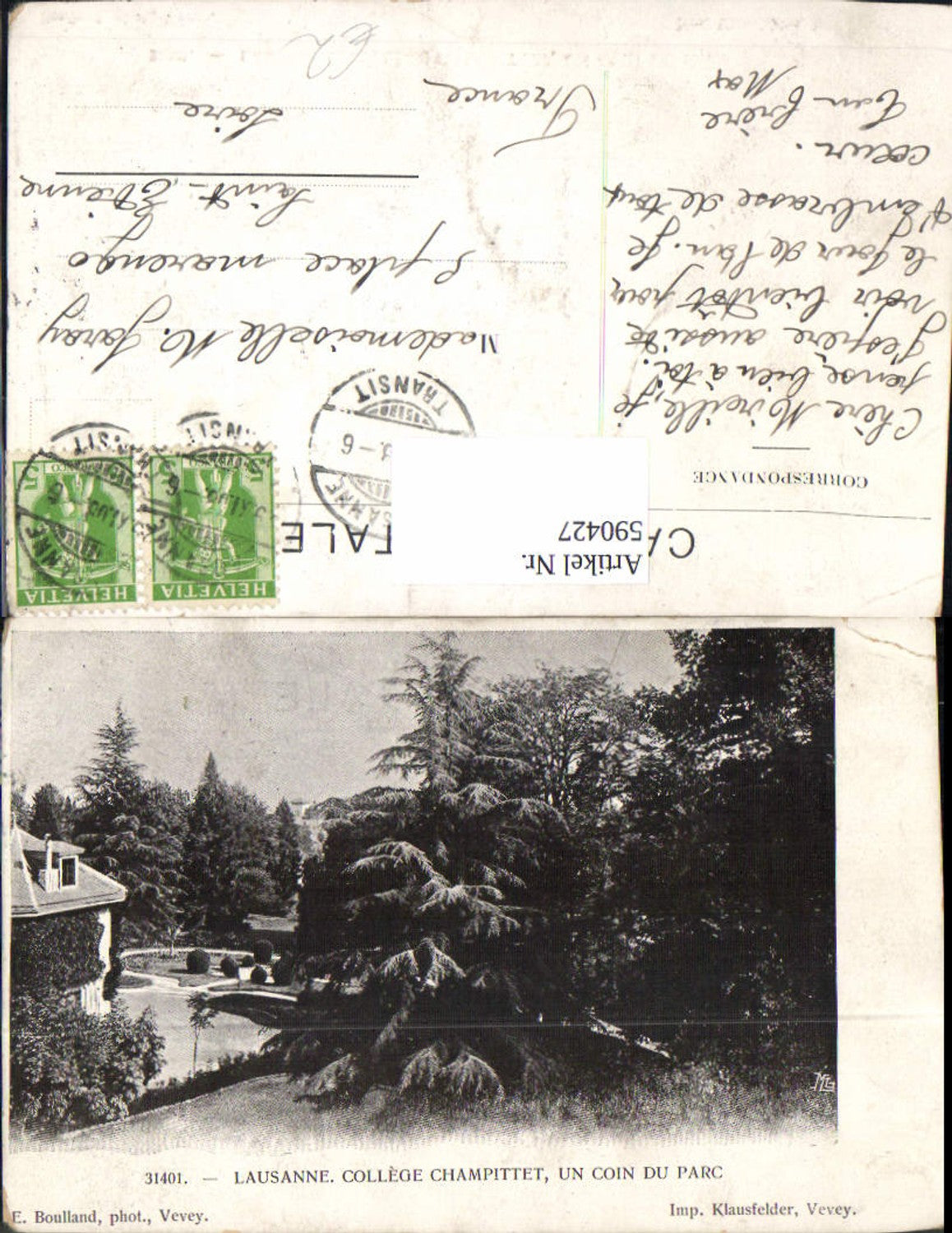 Alte Ansichtskarte – Old Postcard