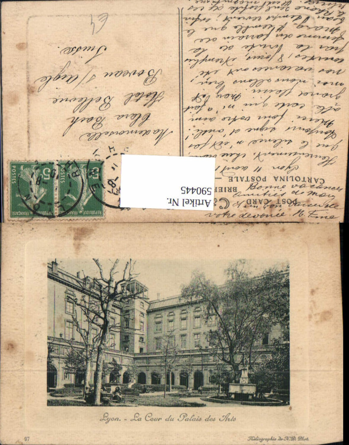 Alte Ansichtskarte – Old Postcard