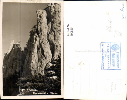 590550,Foto Ak Peilstein Zinnenkessel u. Cimone Altenmarkt an der Triesting
