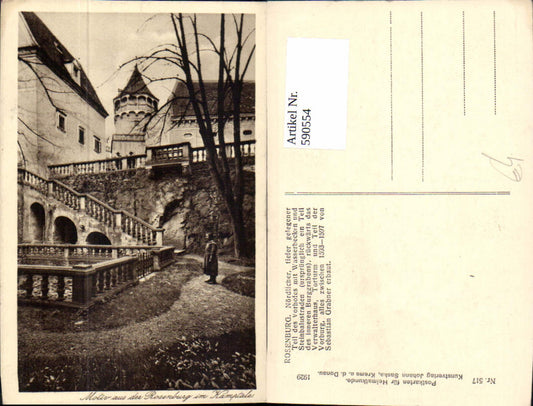 590554,Rosenburg Kamptal Burggraben Schloss Rosenburg-Mold