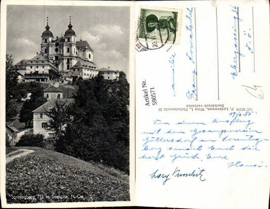 590571,Foto Ak Sonntagberg Rosenau Wallfahrtskirche