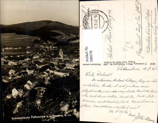 590578,Foto Ak Pottenstein a. d. Triesting Feldpost