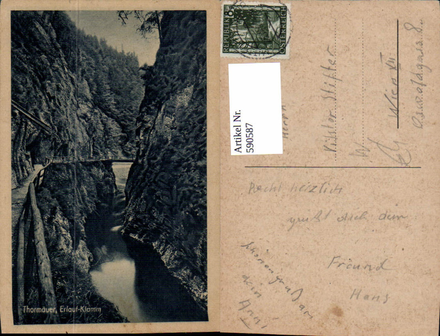 590587,Thormäuer Tormäuer Erlauf-Klamm Mitterbach am Erlaufsee