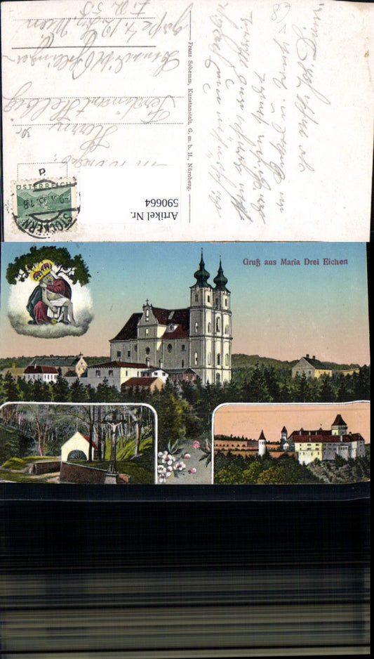 590664,Mehrbild Ak Basilika Maria Dreieichen Rosenburg-Mold Gnadenmutter pub Franz Schemm