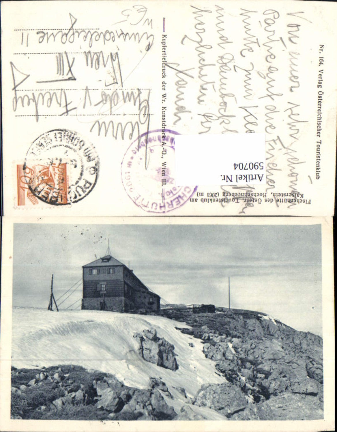 590704,Fischerhütte a. Kaiserstein Hochschneeberg Puchberg am Schneeberg