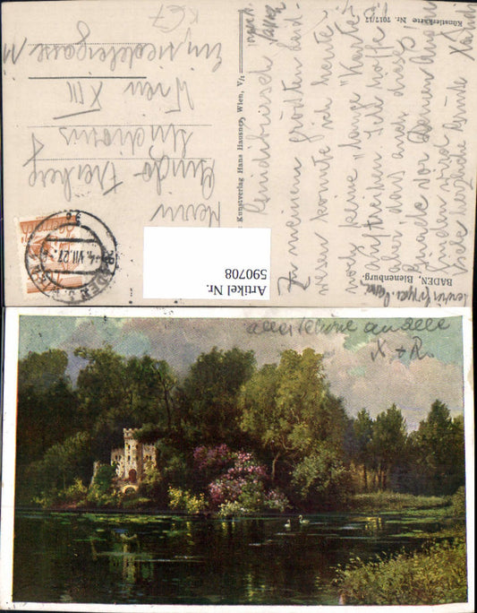 590708,Künstler Ak Baden Bienenburg pub Hans Hausner