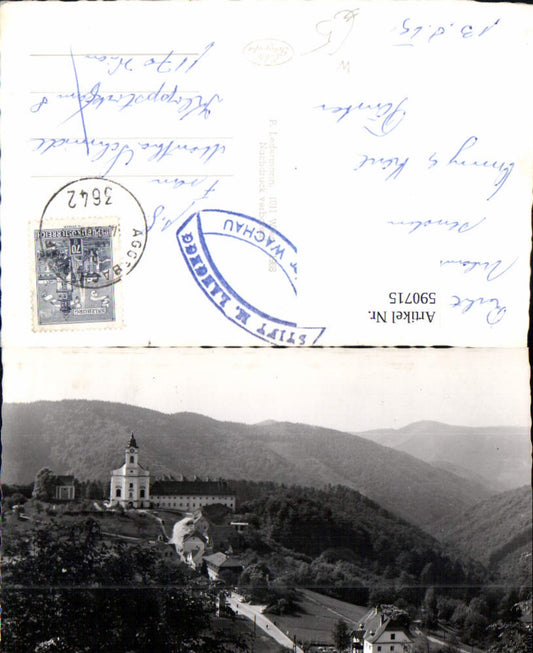 590715,Foto Ak Maria Langegg Wachau Bergern im Dunkelsteinerwald