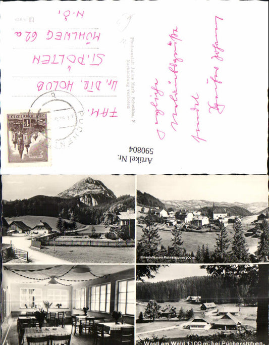 590804,Mehrbild Ak Wastl a. Wald b. Puchenstuben