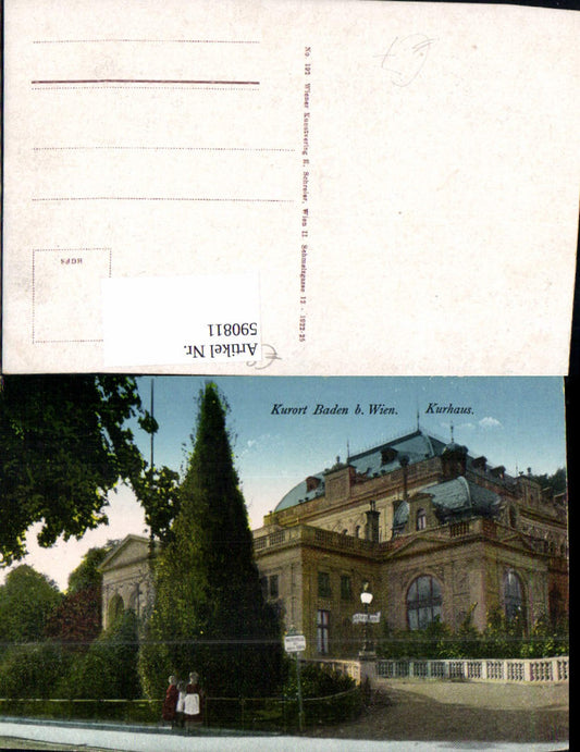590811,Kurort Baden b. Wien Kurhaus