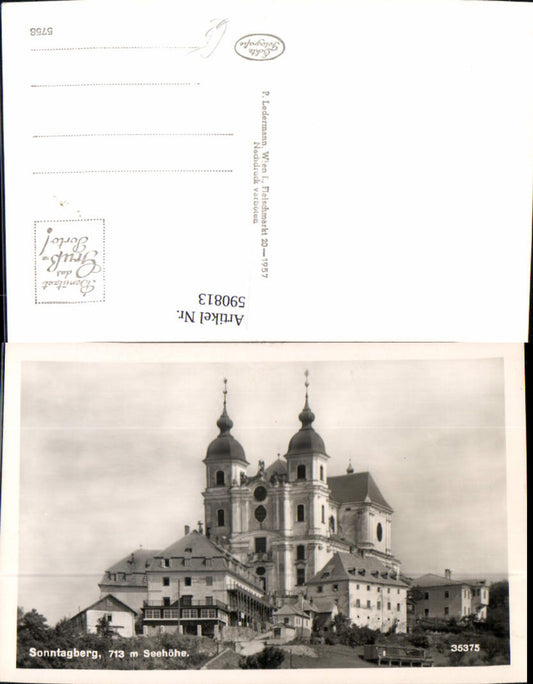 590813,Foto Ak Wallfahrtskirche Sonntagberg Kirche