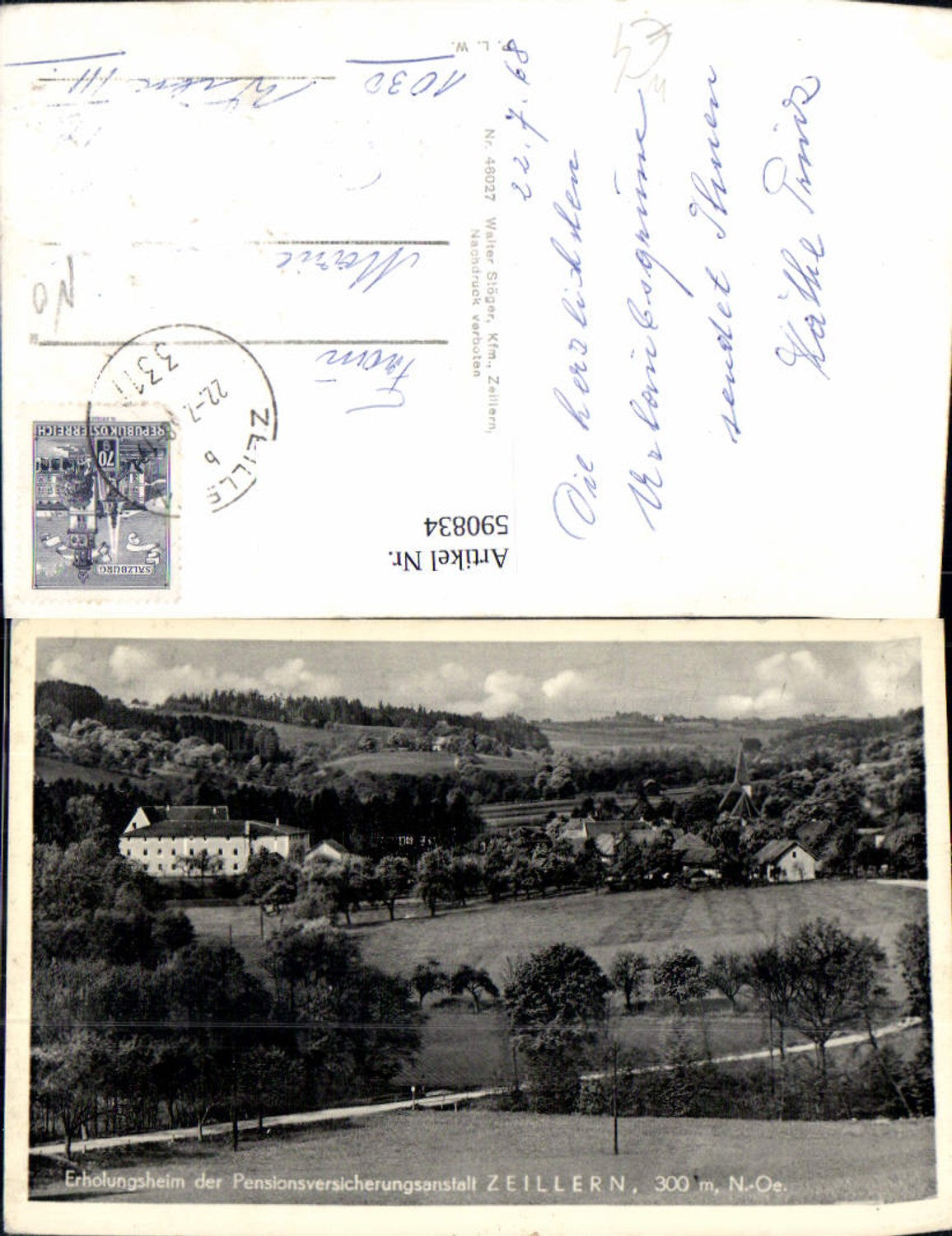 590834,Zeillern Erholungsheim 1968