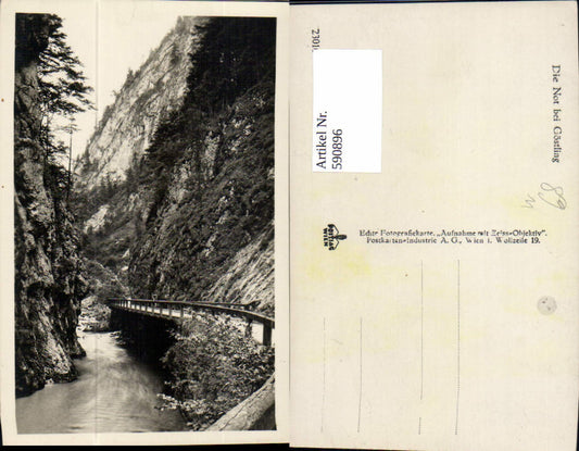 590896,Foto Ak Die Not b. Göstling an der Ybbs Landschaft