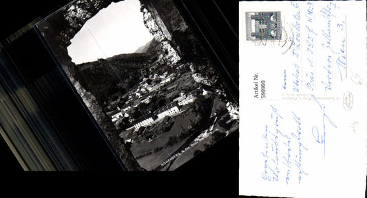 590900,Foto Ak Hohenberg Blick a. d. Ruine