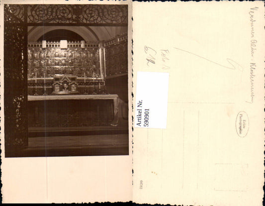 590901,Foto Ak Klosterneuburg Altar Kirche Innen