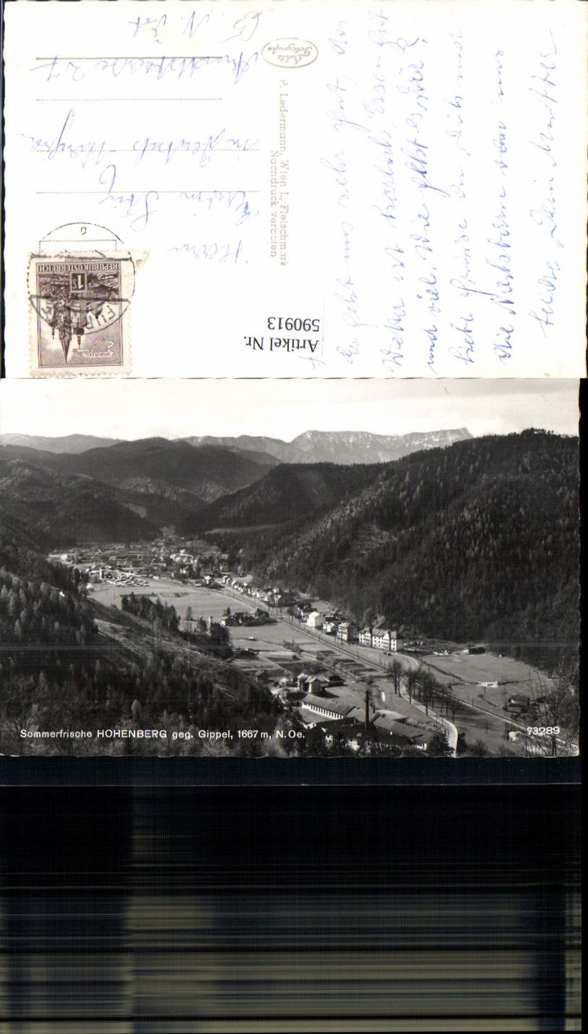 590913,Foto Ak Hohenberg geg. Gippel
