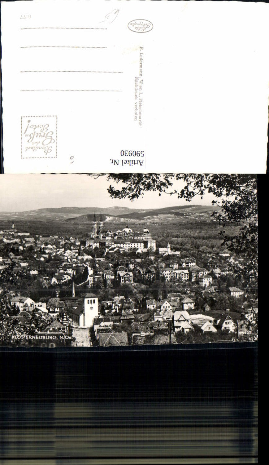 590930,Foto Ak Klosterneuburg Ansicht