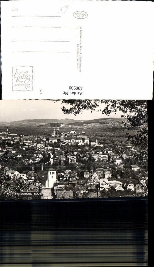 590930,Foto Ak Klosterneuburg Ansicht