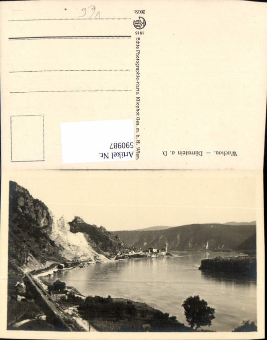 590987,Foto Ak Wachau Dürnstein a. d. Donau pub Kilophot 20051