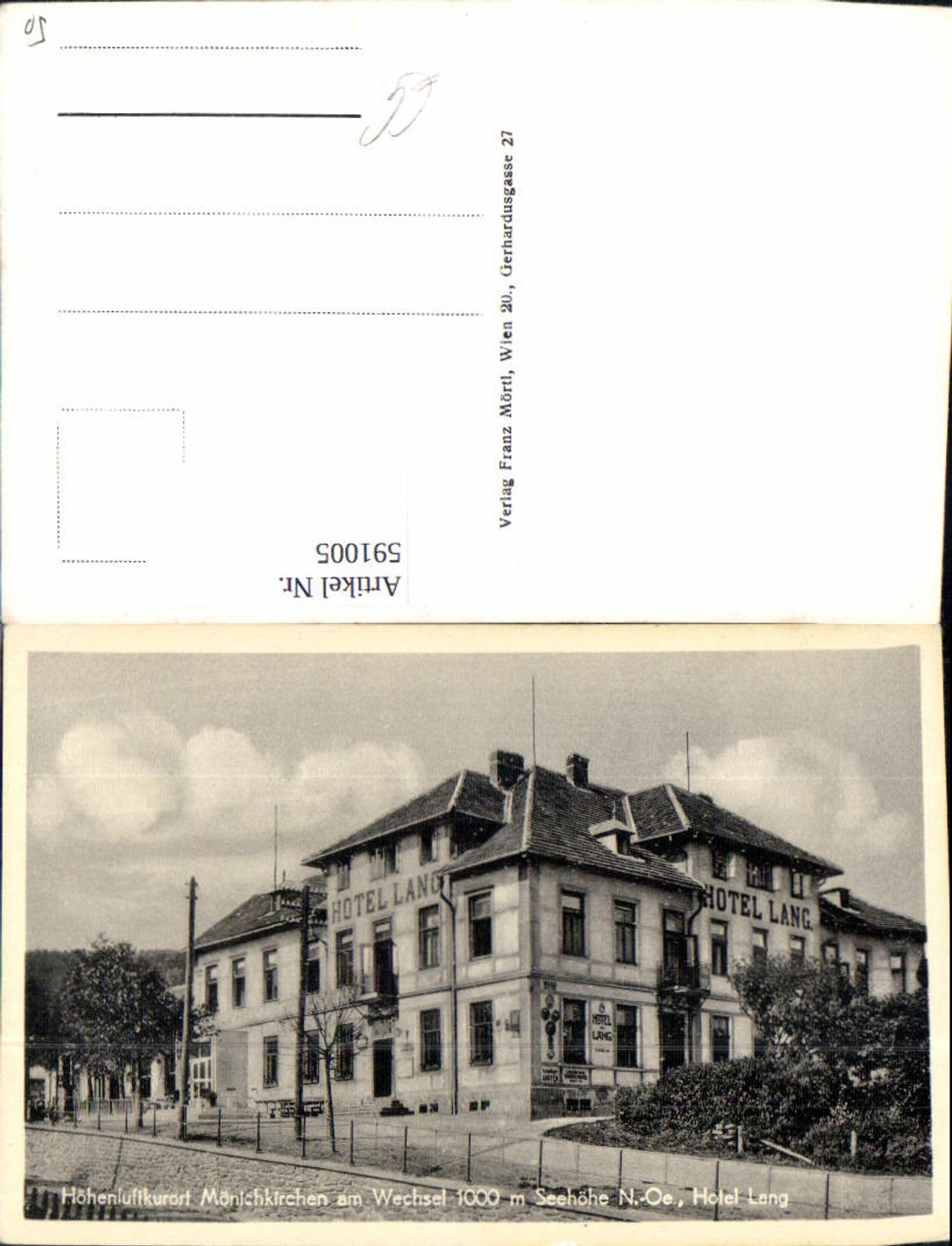 591005,Mönichkirchen a. Wechsel Hotel Land
