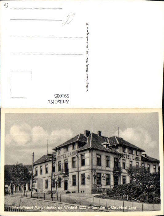 591005, Mönchkirchen a. Wechsel Hotel Land