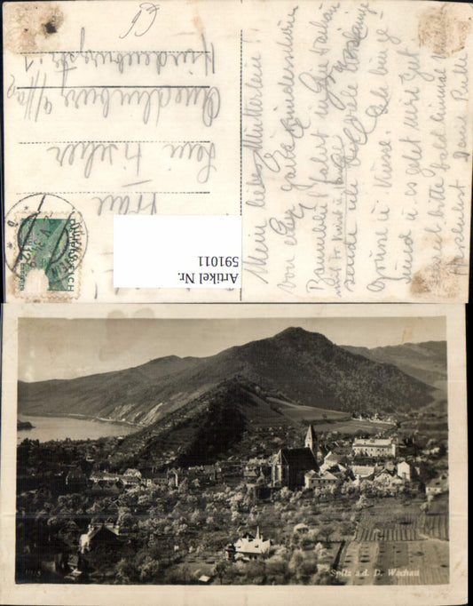 591011,Foto Ak Spitz a. d. Donau Wachau