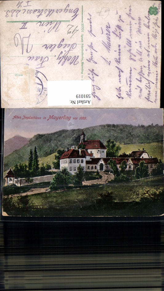 591019,Altes Jagdschloss Mayerling v. 1889 Alland
