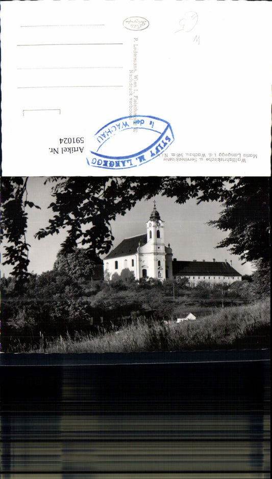 591024,Foto Ak Maria Langegg Wachau Bergern im Dunkelsteinerwald