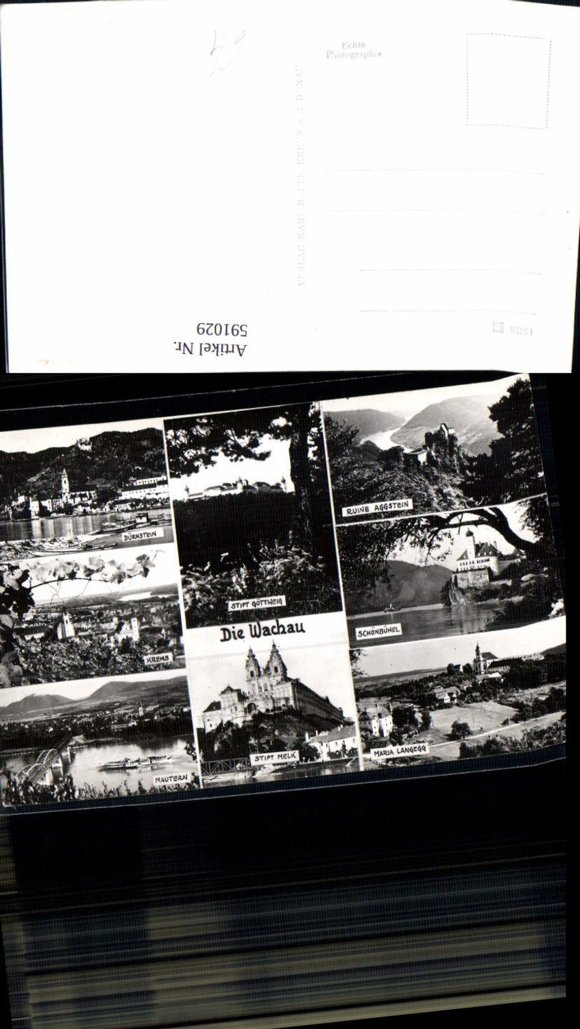 591029,Mehrbild Ak Wachau Dürnstein Krems Ansichten