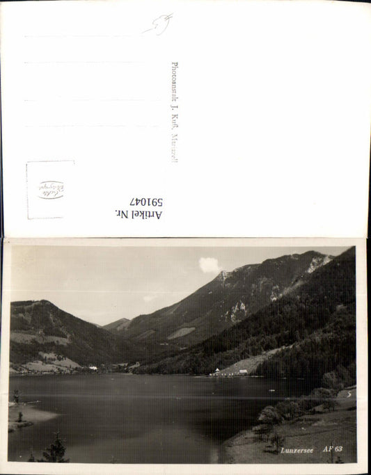 591047,Foto Ak Lunzersee Lunz a. See