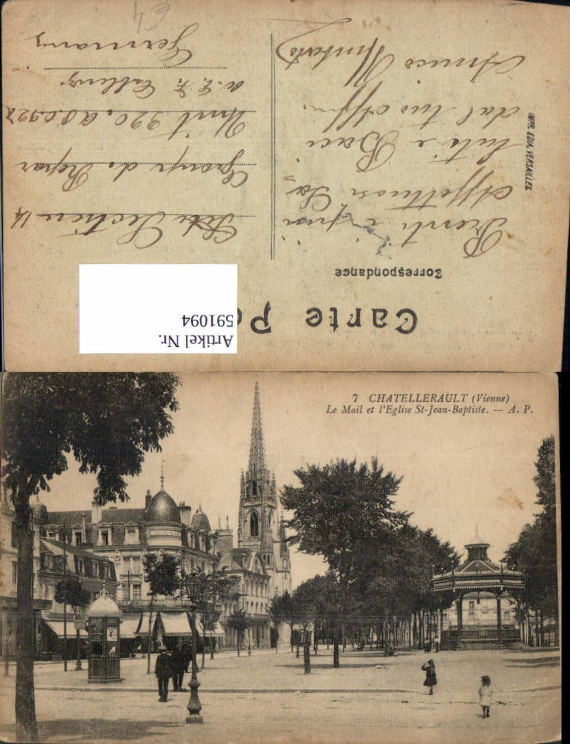 Alte Ansichtskarte – Old Postcard