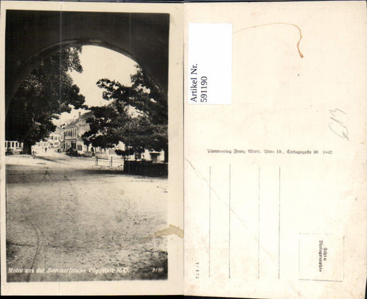 591190,Foto Ak Pöggstall Motiv aus der Sommerfrische