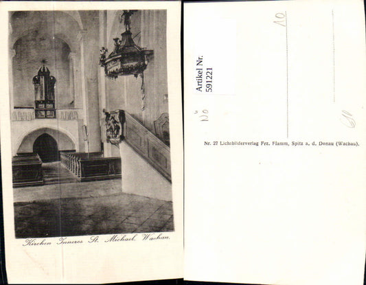 591221,St Michael Wachau Innen Kirche Weißenkirchen in der Wachau