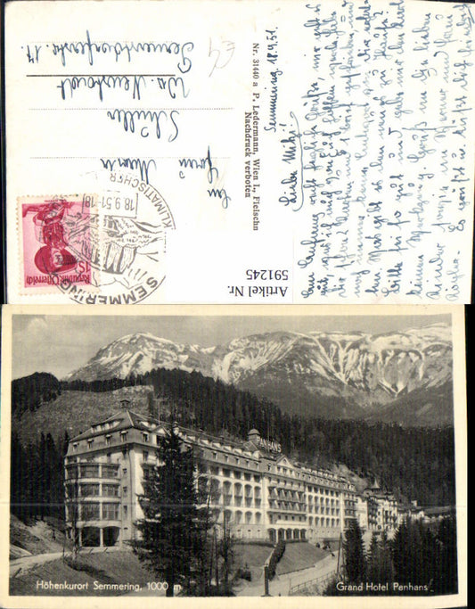 591245,Semmering Grand Hotel Panhans