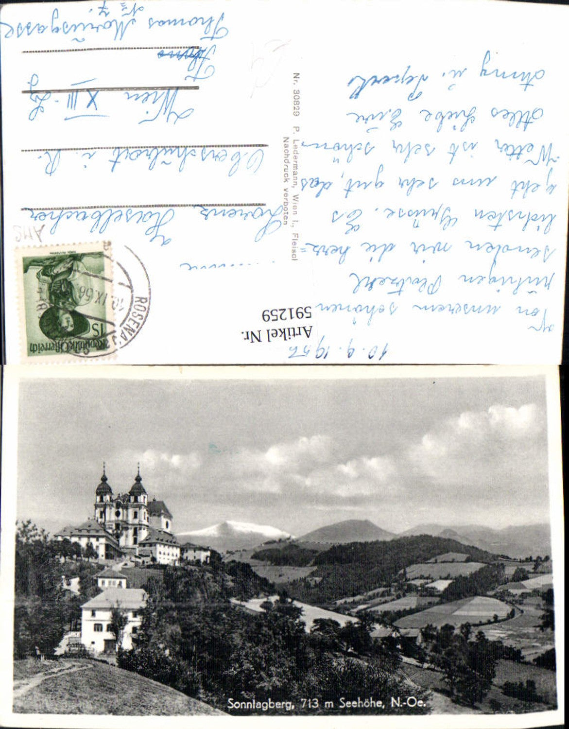 591259,Sonntagberg Wallfahrtskirche i. Rosenau