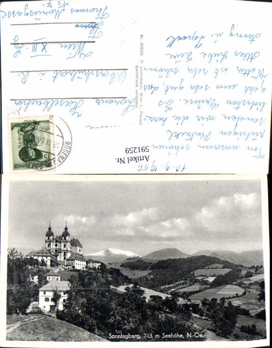 591259,Sonntagberg Wallfahrtskirche i. Rosenau