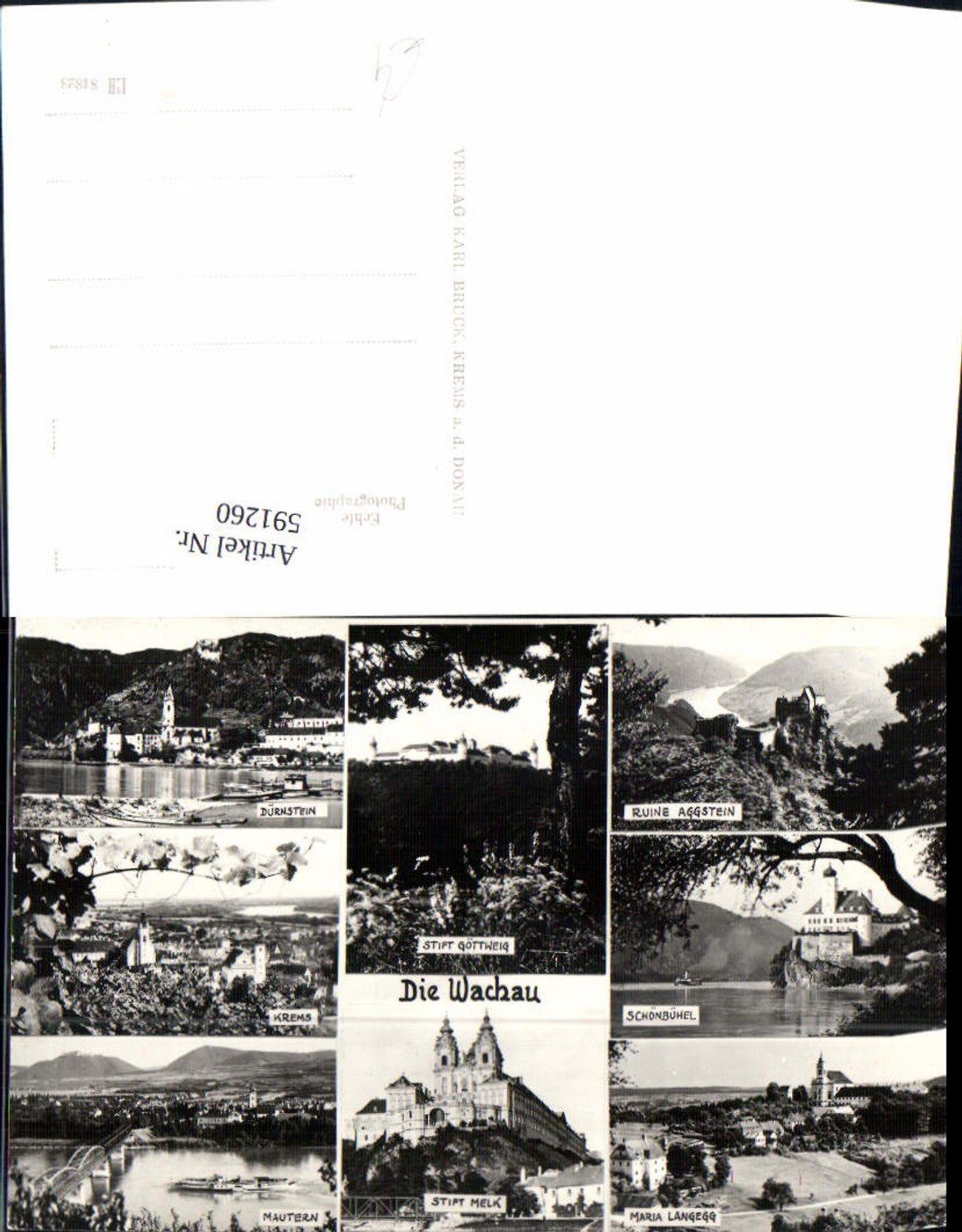 591260,Mehrbild Ak Wachau Dürnstein Krems Ansichten