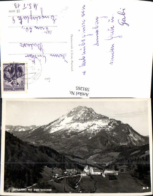591265,Foto Ak Annaberg mit Ötscher