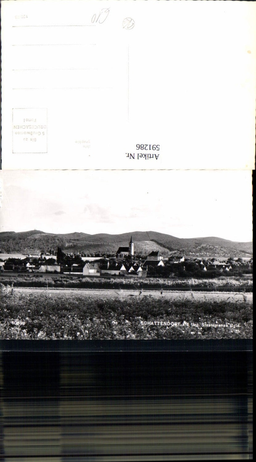 591286, Photo Ak Schattendorf View 