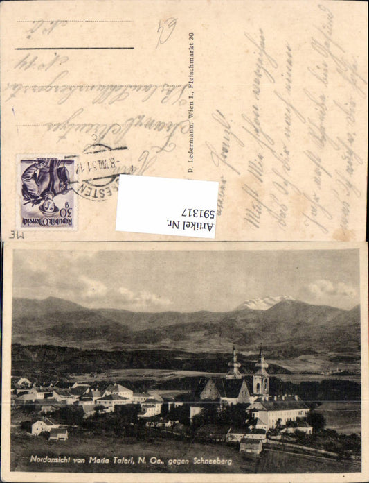 591317,Maria Taferl geg. Schneeberg Totale