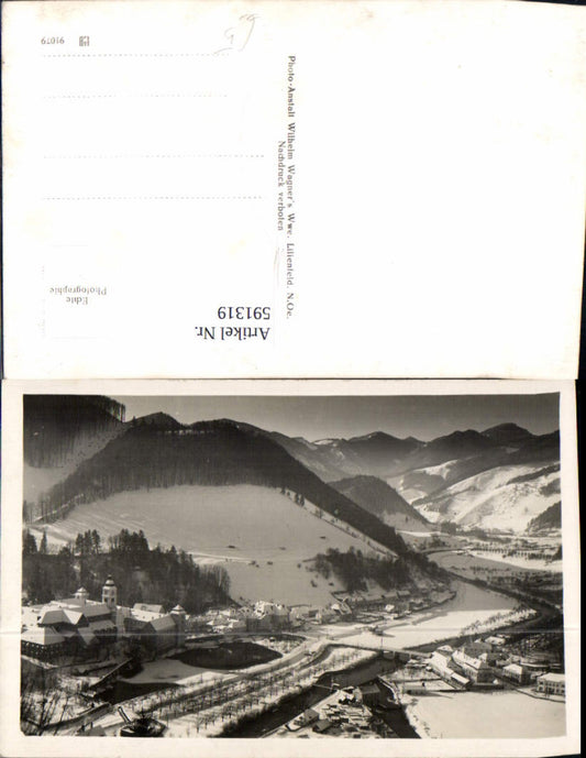 591319,Foto Ak Lilienfeld Winterpartie