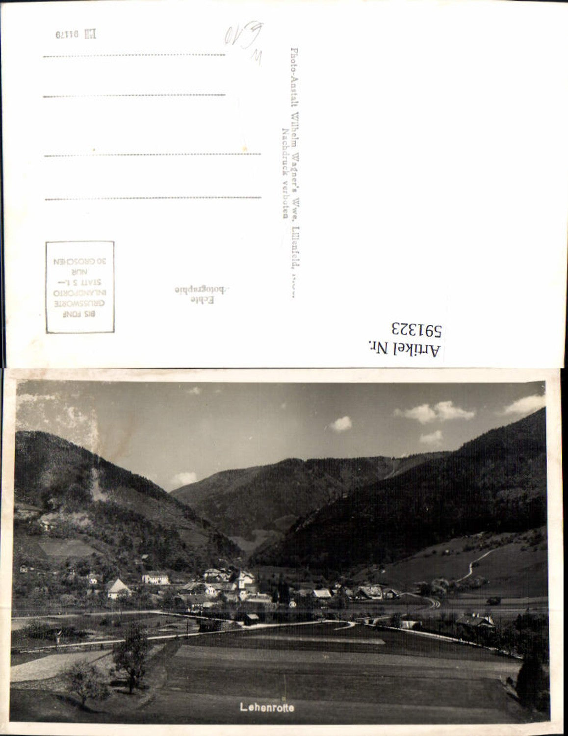 591323,Foto Ak Lehenrotte Türnitz