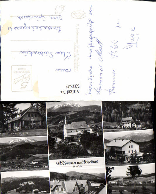 591327,Mehrbild Ak St. Corona am Wechsel Kirche Oedenhof Orthof Unternberg
