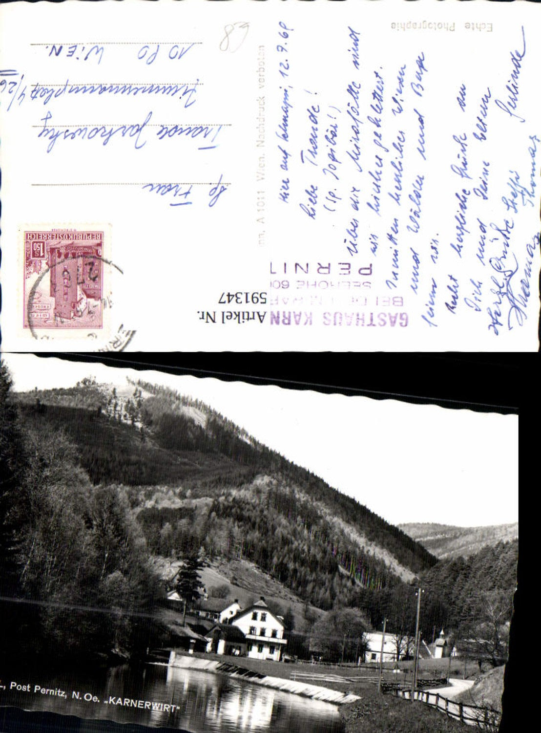 Alte Ansichtskarte – Old Postcard